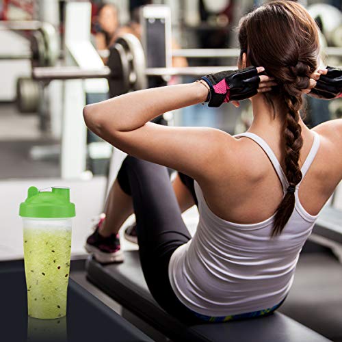 VIGIND 22 OZ Protein Shaker Bottle with Blender Mixer Ball, 100% BPA-Free Leak Proof Workout Cup Sports Nutrition Supplements Non-Slip Mix Shake Bottle - Thumbnail 6