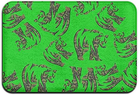 Bear Beatbox Unique Non-Slip Doormat Super Absorbs Ground Decor Doormat