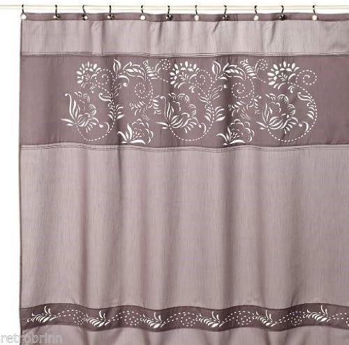 Amazon Com Anthology Waterville Laser Cut Floral Luxury Grey Faux