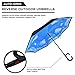 Reverse Inverted Inside Out Umbrella - Upside Down UV Sun Protection Windproof Brella That Open Better Than Most Umbrellas, Reversible Folding Double Layer, Suitable for Golf, Car, Women and Men