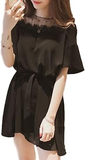Amazon Tomnana フォーマル ワンピース レディース ドレス 体型カバー ワンピース パーティードレス 結婚式 二次会 レディース パーティードレス 通販