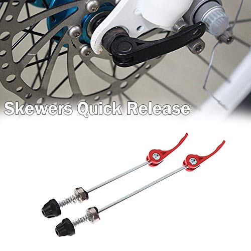 IKAAR 1 Pair Bike Skewer Quick Release Skewers Front & Rear Bicycle Hub