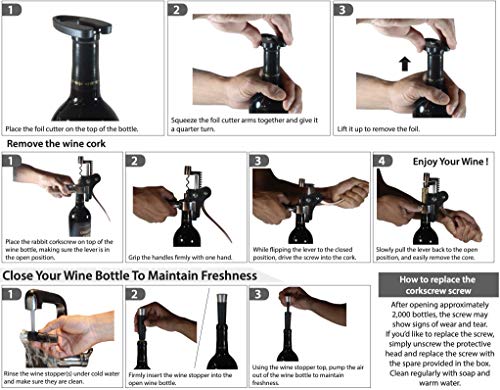 4 Luxury+Rabbit+Corkscrew+Vino+Alegre