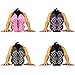 ELA Sports Yoga Socks Grip Non-Slip Cotton Women, Size Fits All,(4 Colors,Pack of 4)