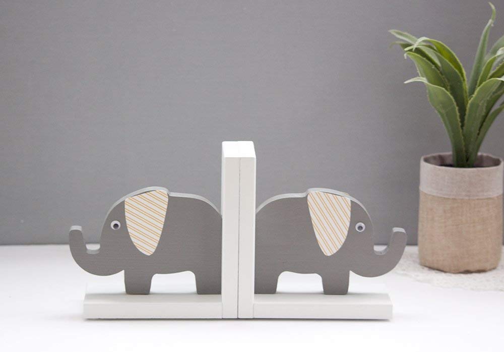 elephant bookends nursery
