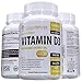Vitamin D3 5000 IU - 360 Softgels in Cold Pressed Organic Coconut Oil, High Potency, Made in USA, Non GMO, Supports Bone Strength and Immune System Health, Natures Supplement Fast Dissolve