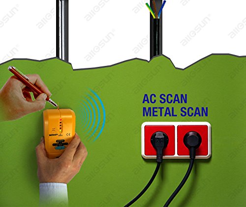 all-sun 3 in 1 Metal Detector LED Wood Stud Finder AC Wire Tracker