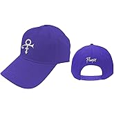 Prince Men's White Symbol Baseball Cap Adjustable Purple