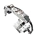 Aideepen ROT3U 6DOF Aluminium Robotic Arm Kit Silver Mechanical Robotic Clamp Claw Without Servo
