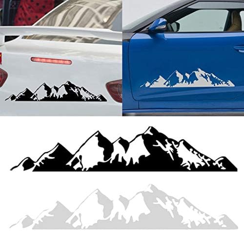 Guang Home 欧米のマウンテンマウントのドアステッカー面白い反射車のステッカー車のステッカー Color White B07t2yst3n 2 793円 新商品 新型 安い 激安 プチプラ 高品質 新作入荷 新品 Sale開催中