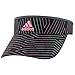 adidas Women's Match Visor, Black/Deepest Space/Pink Glow Flor Print, One Size