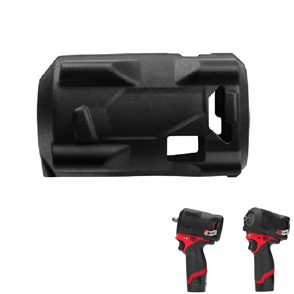 49-16-2554 M12 FUEL Stubby Impact Wrench Cover Protective Boot Fits for Milwaukee M12 Impact 3/8 in and 1/2 in, Stubby Impact Wrenches 2554-20 2555-20 and 2555P-20