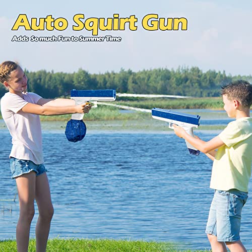 EagleStone Powered Electric Water Gun Long Range,Automatic Squirt Guns for Adults & Kids, Two Magzines 450CC+60CC Large Capacity Water Guns,Outdoor Water Blaster Toy