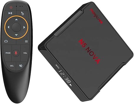 Box Tv Avec Telecommande Vocale Android 9 0 4go Ram 64go Rom 2 4ghz 5ghz Wifi Magicsee N5 Nova Amazon Fr High Tech Box Tv Avec Telecommande Vocale Android 9 0 4go Ram 64go Rom 2 4ghz 5ghz Wifi Magicsee N5 Nova Amazon Fr High Tech