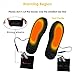 Heated Insoles, Sweet Mall Cut-to-Fit Multiple Sizes Unisex Flexible Rechargeable Heated Shoes Insoles Boot Mobile Foot Warmer for Hunting Fishing Hiking Camping