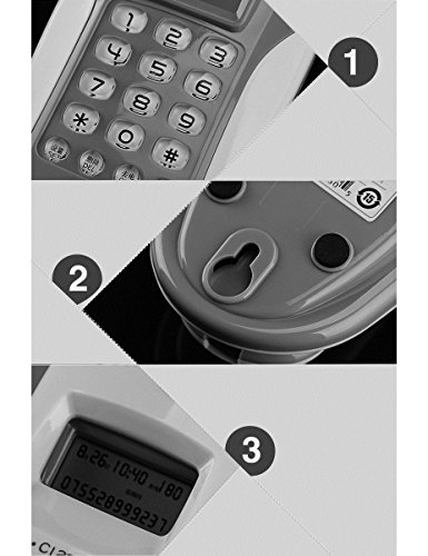 HQCC Bathroom Phone, Bread Machine, Luminous Button, Elevator, Waterproof Phone (Color : Black) - Thumbnail 4