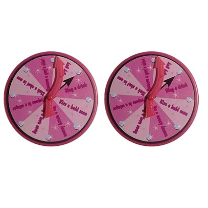 Amosfun Party Spinner Rad Spiel Lustiges Spielzeug für Bachelorette Einzelne Party Club Bar Junggesellinnenparty Frech Party 