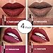 Matte Lipstick Set Focallure Bulk Lipgloss Womens Makeup Stay On Glossier Lip Gloss Long Lasting Colorstay Liquid Waterproof Lip Stick 4 Set J