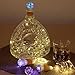 Wine Bottle Light, Fly Partner LED Warm Light Set of 4 USB Rechargeable Cork Light for Bottle DIY, Party, Decor, Christmas, Halloween, Wedding or Mood Lights