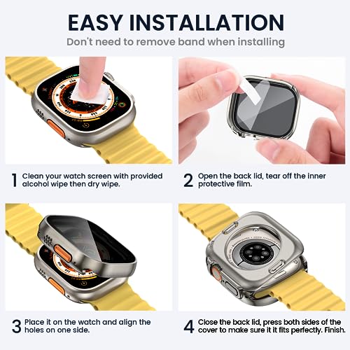 Tensea (2-in-1 for Waterproof Apple Watch Ultra 2/Ultra Screen