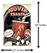UNiQ Designs MOVIE TREATS POPCORN Media Room Decor Tin Signs Theater Sign - Movie Room Decor Accessories - Film Decor - Home Movie Theater Decor - Movie Reel Wall Decor - Vintage Movie Decor 16x12