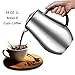 Sailnovo Coffee Press 1L/34oz French Press Cafetiere Stainless Steel Double-Wall Vacuum Insulated Coffee Tea Maker Press Pot Plunger with ABS Handle (Silver1)