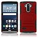 LG G Stylo Case, EC™ Hybrid Holster Case, Dual Layers Armor Case with Kickstand and Locking Belt Swivel Clip for LG G Stylo/LG G4 Stylus/LG LS770 (Red/Black)