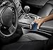 XYZCTEM 2 X Car Seat Side Pocket Caddy Car Seat Slit Pocket Catcher Organizer (Black)