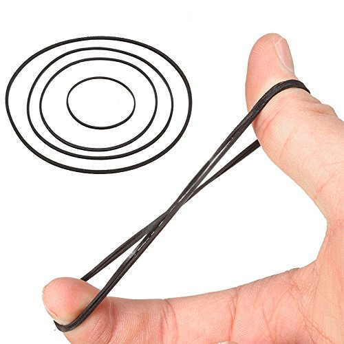 image for LTKJ 100PCS 40-135mm Mix Square Cassette Tape Machine Belt Common Belt