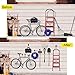 LANNIU Garage Hooks-Garage Storage Utility Hooks and Hangers,Heavy Duty Wall Mount Tool Holder for Organizing Power Tools,Ladders,Bikes,Ropes,Garden Hoses,Bulk Items