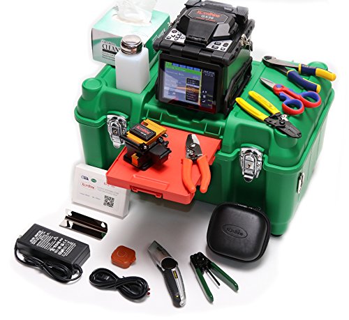 ARC Fusion Splicer Kit KOMSHINE GX36 w/ 9 Languages + QX50-MS2 850/1300+1310/1550nm 21/19/30/28dB OTDR Tester +Fiber Optic Power Meter + Optic Fiber Light Source + Visual Fault Locator/ VFL