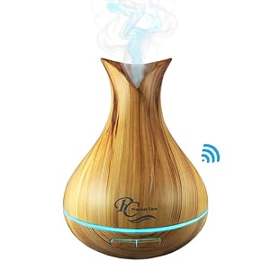 Smart Wi-Fi Wireless Essential Oil Aromatherapy Diffuser - Works with Alexa, Google Home, Phone App - 400ml Ultrasonic Diffuser - Schedules - LED & Timer Settings