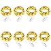Outdoor String Lights, Fairy Lights, 9.8ft Battery Fairy Lights, Waterproof Fairy String Lights, Decorative Silver Wire Starry Lights for Valentines, Home, Wedding, Bedroom, Party, Holidays(Yellow)