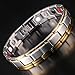 Hottime Stainless Steel Magnetic Therapy Bracelet Pain Relief for Arthritis and Carpal Tunnel