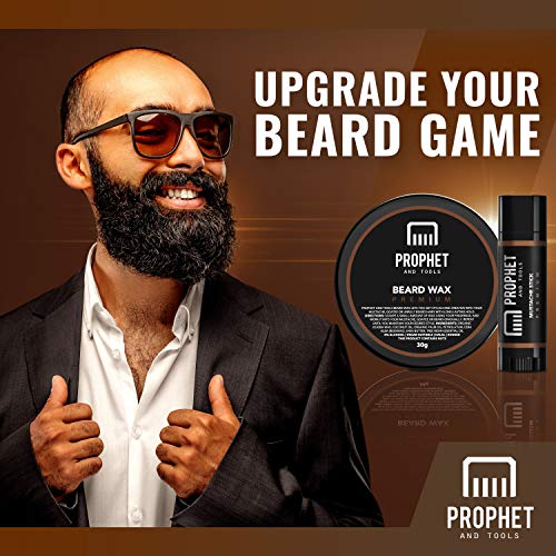 Strong Wax Duo for Beard, Hair and Mustache Holds up to 24hrs and