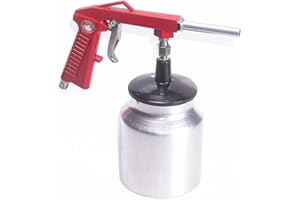 Canadian Tool and Supply Pistolet pulvérisateur de sous-couche d'air avec ventouse en aluminium pour sous-couche automobile e