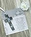 Beautiful Glass Cross with Touching Sentiment - Sponsor Appreciation Gift (Glass)