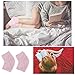 Pretty See Moisturizing Gloves Gel Moisture Socks for Cracked Skin Care and Instant Soften Repair, Pink, Set of 2