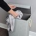 Primary Designs Large Laundry Hamper - Collapsible Clothes Hamper with Magnetic Lid & Rope Handles for Bathroom, Nursery and Closet 16