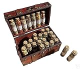 Apothecary Witchcraft Kit Glass Bottles Herbs