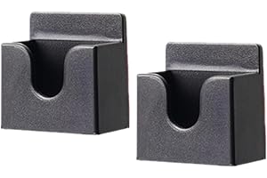 YurMemo 2 Packs Universal Walkie Talkies Holder, Car Ham Radio Microphone Holder Mount with Backing Adhesive,Compatible with UV-5R, UV-K5 and Most Handle Talkies