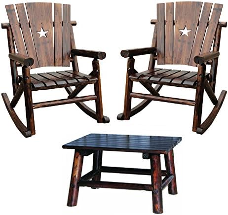Leigh Country Char-Log Rocker Chair Combo (Star Rocker Chair(2) + End Table)