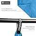Travel Towel Full-Body Foldable Premium Microfiber Absorption (Blue) - 19 x 38” Size for Hot Yoga, Camp, Swim, Gym or Workout in Ultimate Packable Sack by Compact Technologies