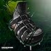 SEAST Lawn Aerator Shoes, Newest Designed 26 Spikes and 8 Adjustable Straps, Heavy Duty Spiked Sandals for aerating Your Yard, Lawn, Roots & Grass, Universal Size Fits All, 3 Shovels Included (Green)