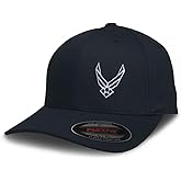 Flexfit Left Side Panel Air Force Emblem Embroidery Hats for Men & Women