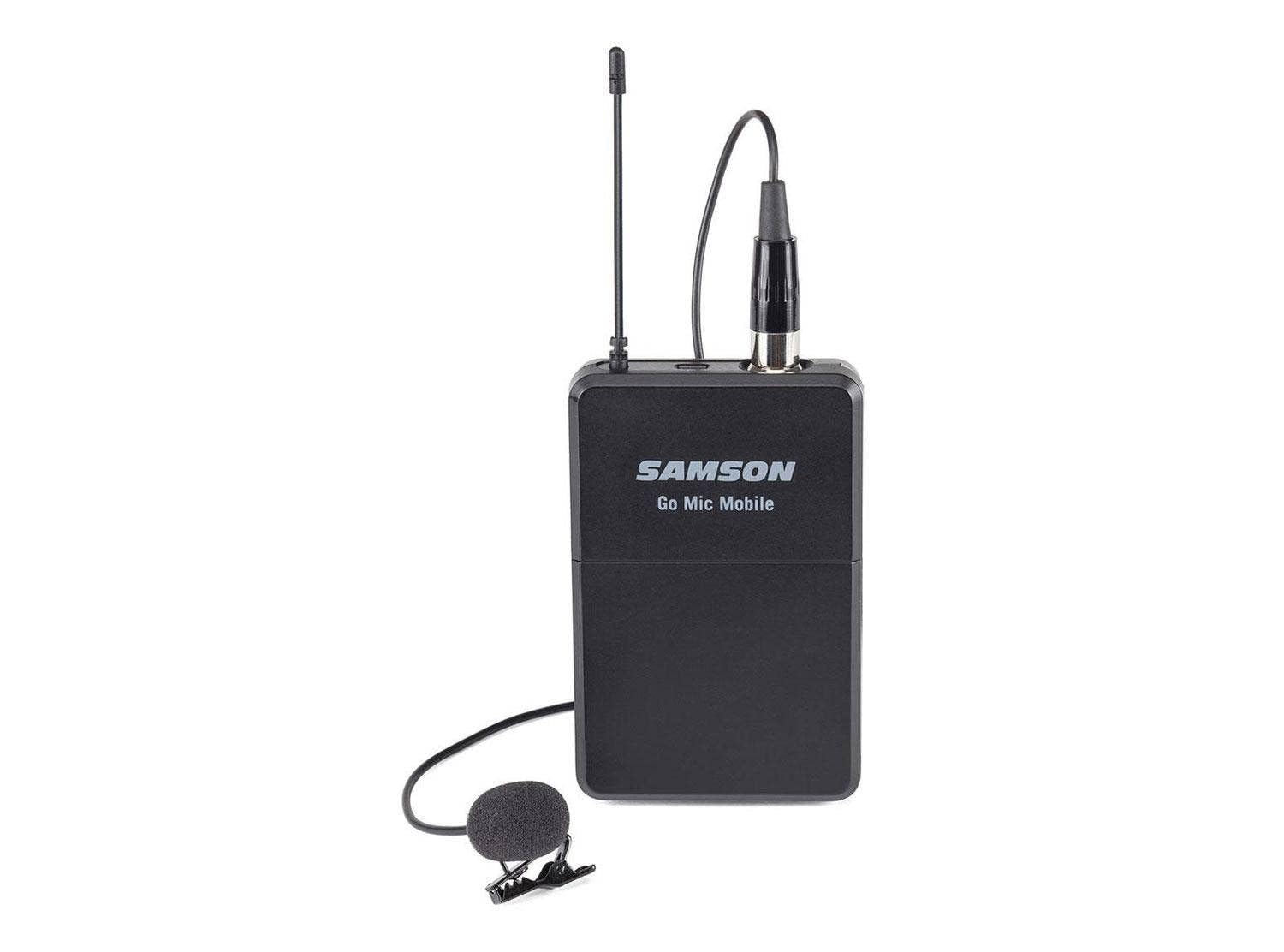 SAMSON LM8 - Omnidirectional Lavalier Microphone with a Miniature Condenser Min Capsule - Black