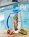 +New Design+ 3.2 Qt Fruit Infuser Water Pitcher 101 Oz BPA Free Acrylic Easy to Use Fruit Infusion Water Pitcher Large Enough to Use to Fill Multiple Fruit Infused Water Bottles