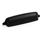khtumeware 10 Pack 5-inch Hole Center Length 6.5-inch Drawer Pulls Matte Black Cabinet Cup Pulls Bin Cup Pulls for Kitchen Ca