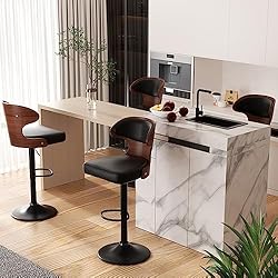 Nalupatio Bar Stools Set of 4 Seat Adjustable