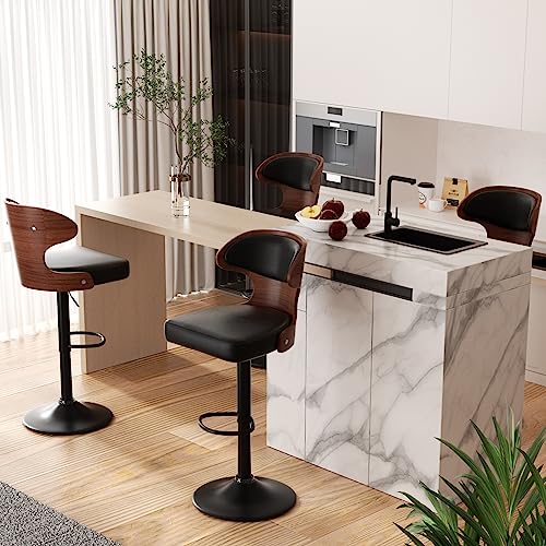 Nalupatio Bar Stools Set of 4 Seat Adjustable